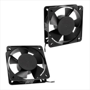 Boîtier Ventilateur Noir AC 220 V 50/60HZ