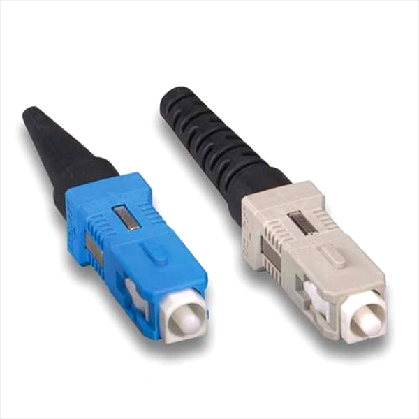 Connecteur fibre optique à COLLE, SM, SC