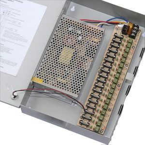 18 Port 12V 20A canal caméra CCTV Puissance Box 18CH Fusible PTC Distributed commutation Caméra Box