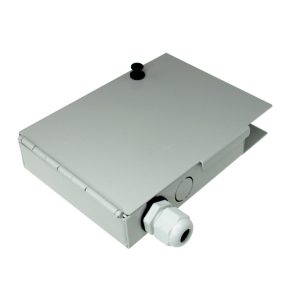 4 Port FTTH Fiber Termination Box, Wall Mount, Metal