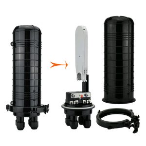 Manchon fibre optique -72 fibres Dom. Avec 3 cassettes