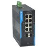 Unmanaged with POE TS-IF2F8-P Industrial Switch with PoE Injector 8p 10-100 +2SFP Giga (alimentation non incluse)